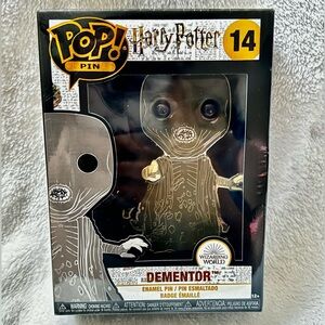 Funko Pop! Pin Harry Potter Dementor #14 Large Enamel Pin - New & Sealed!